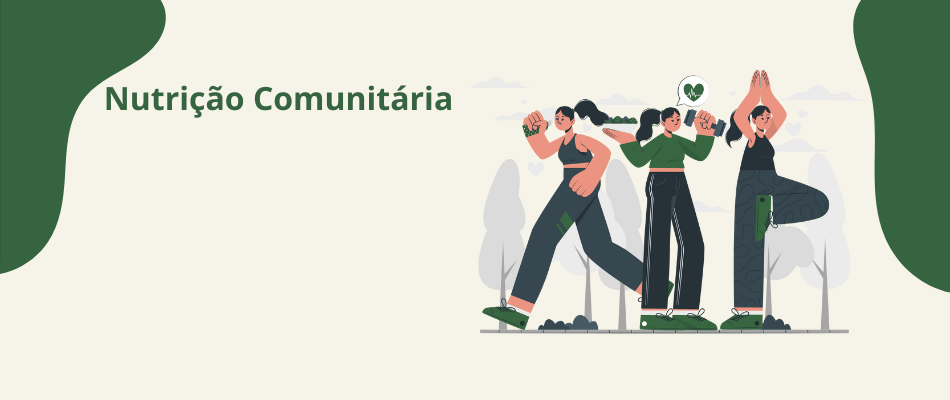 Banner de nutrição comunitaria